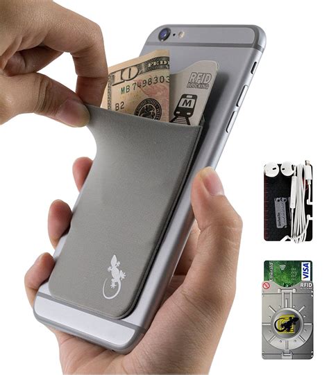 cell phone case with business card holder